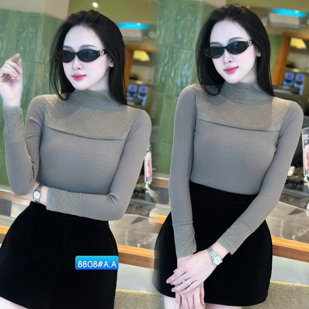 Áo nhiệt ren 8808#. Hàng QC full hộp sịn sò.