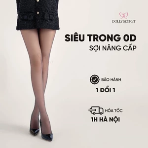 Quần Tất Siêu Trong Sợi Nâng Cấp DOLLY SECRET Quần Tất Tàng Hình Thật Chân Không Đũng T51