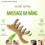 Lược sừng đa năng massage da đầu kích thích mọc tóc và massage cổ vai gáy đả thông kinh lạc