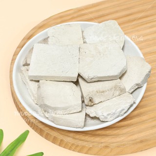 Bạch phục linh 100g, bạch linh phiến, trắng, khô, sạch - Lãn Ông