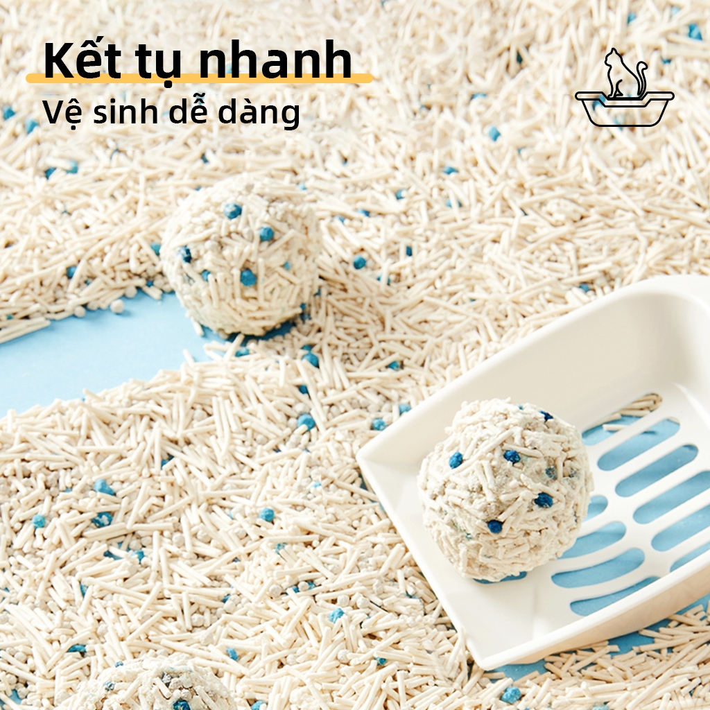 6L Đậu phụ mèo cát  vệ sinh cho mèo khử mùi  sinh cho mèo Kết hợp nhanh  Khử mùi mạnh mẽ  cát đậu nành  vệ sinh mèo