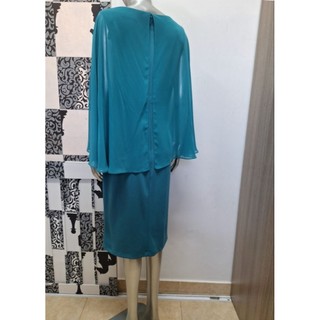 Đầm midi choàng liền vai kết hoa vnxk dư FIESTA size M