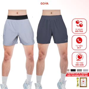 Quần short thể thao chạy bộ nam 1 lớp Goya - Siêu nhẹ, thoáng mát, co giãn