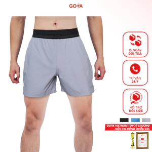 Quần thể thao chạy bộ nam 1 lớp GOYA STRONG - Siêu nhẹ, trượt nước, mịn màng, khô nhanh
