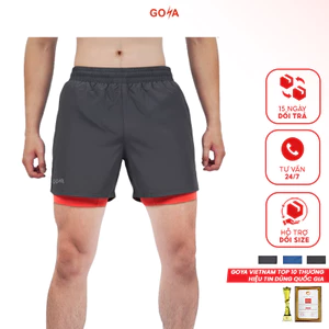 Quần Thể Thao Chạy Bộ Nam 2 Lớp GOYA ACTIVE Năm 2026 - Hỗ Trợ Cơ Bắp, Giảm Ma Sát, Thoáng Khí