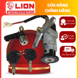 Bộ khoá xe máy SIRIUS loại 6 cạnh - ổ khoá + chìa dự phòng