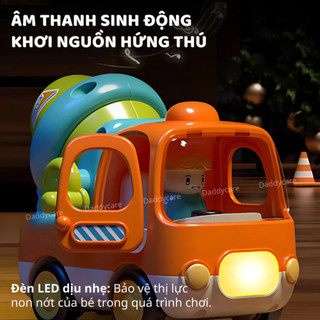 Ô Tô Đồ Chơi Trẻ Em, Xe Tải Đồ Chơi, Xe Trộn Bê Tông, Xe Xúc Cát Cho Bé Có Nhạc Vui Nhộn Goodway