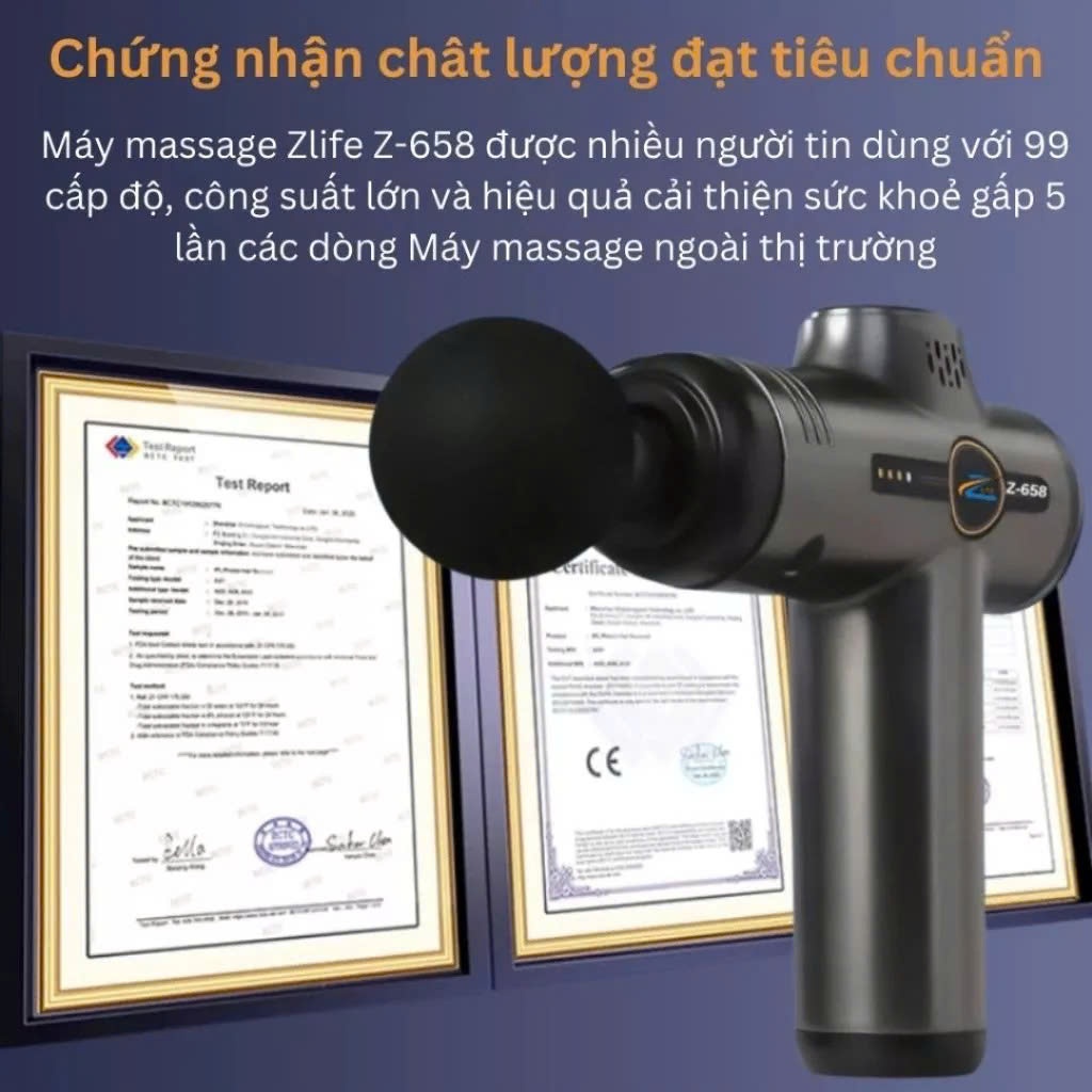 Máy Massage Cầm Tay 99 Cấp Độ, Máy Massage Cổ Vai Gáy Giảm Đau Nhức Cơ Thể Pin Trâu Lực Đấm 15KG