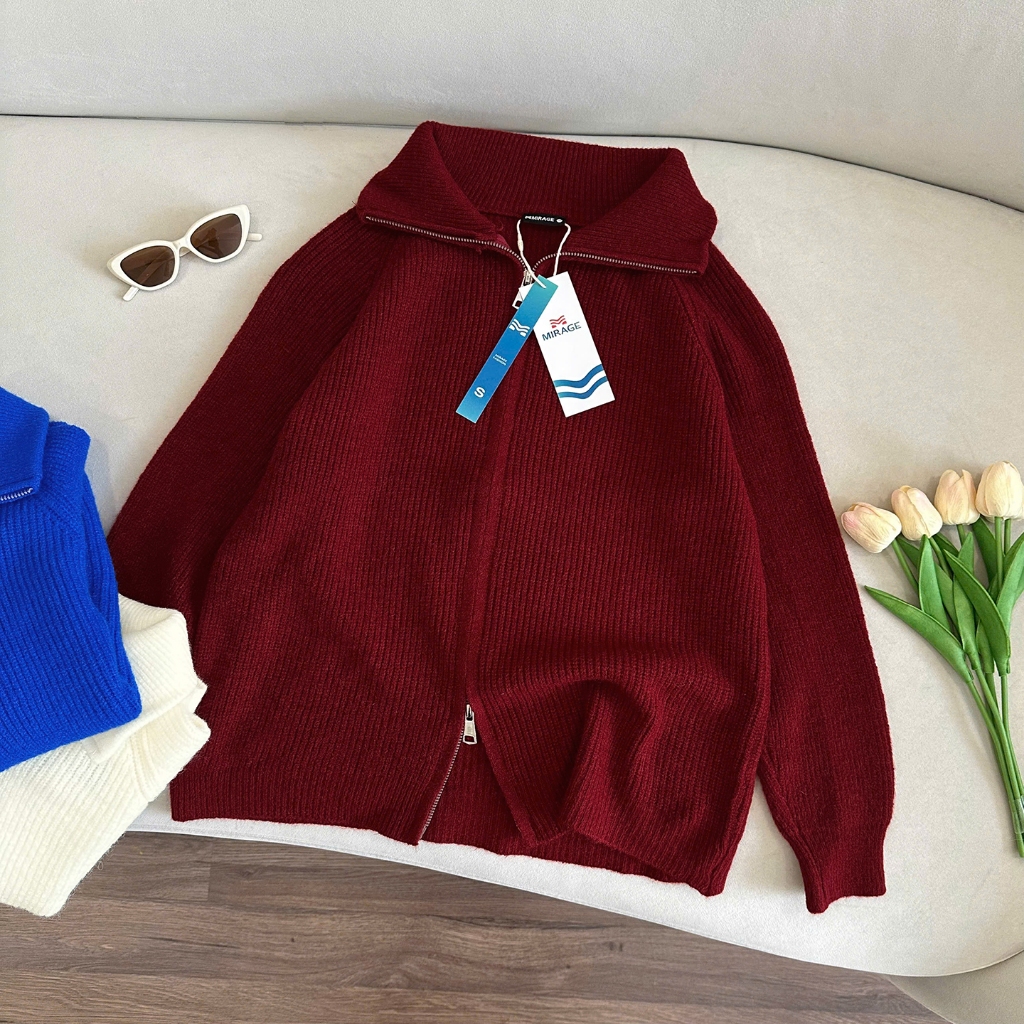 Áo Len Mirage Cổ Lọ Local Brand Chất Len Mongtoghi Mềm Mịn Thoáng Mát.