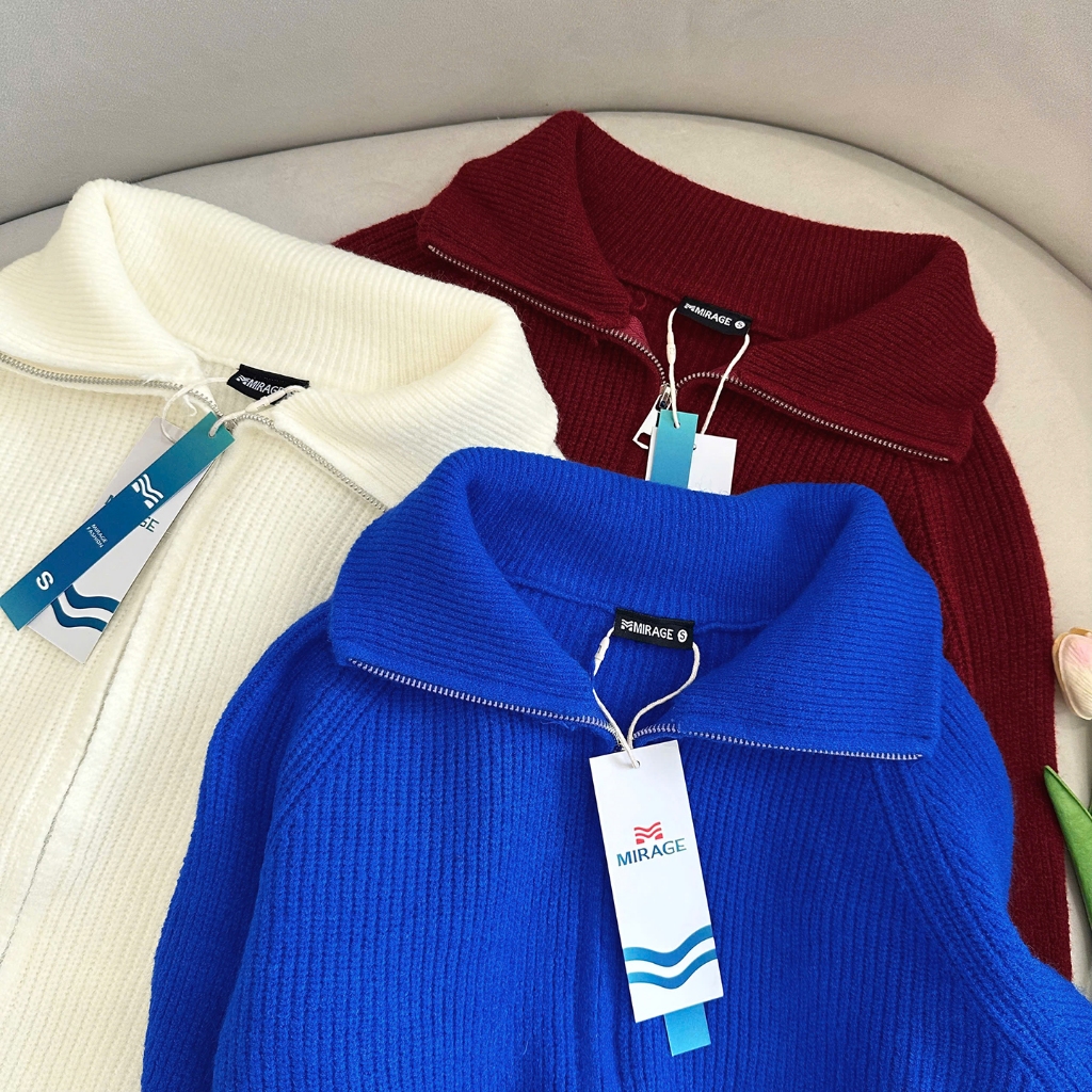 Áo Len Mirage Cổ Lọ Local Brand Chất Len Mongtoghi Mềm Mịn Thoáng Mát.