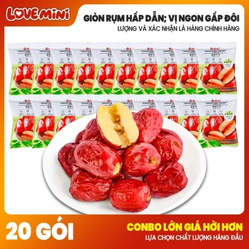Táo Đỏ Giòn Thơm Sấy Thăng Hoa Si Hong – Táo Đỏ Tân Cương – Táo Đỏ Sấy Giòn Không Hạt Ăn Liền