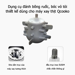 [HÀNG TẶNG] Dao đánh bông ruốc, bóc vỏ tỏi cho máy xay thịt Qcooko