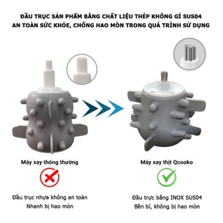 [HÀNG TẶNG] Dao đánh bông ruốc, bóc vỏ tỏi cho máy xay thịt Qcooko