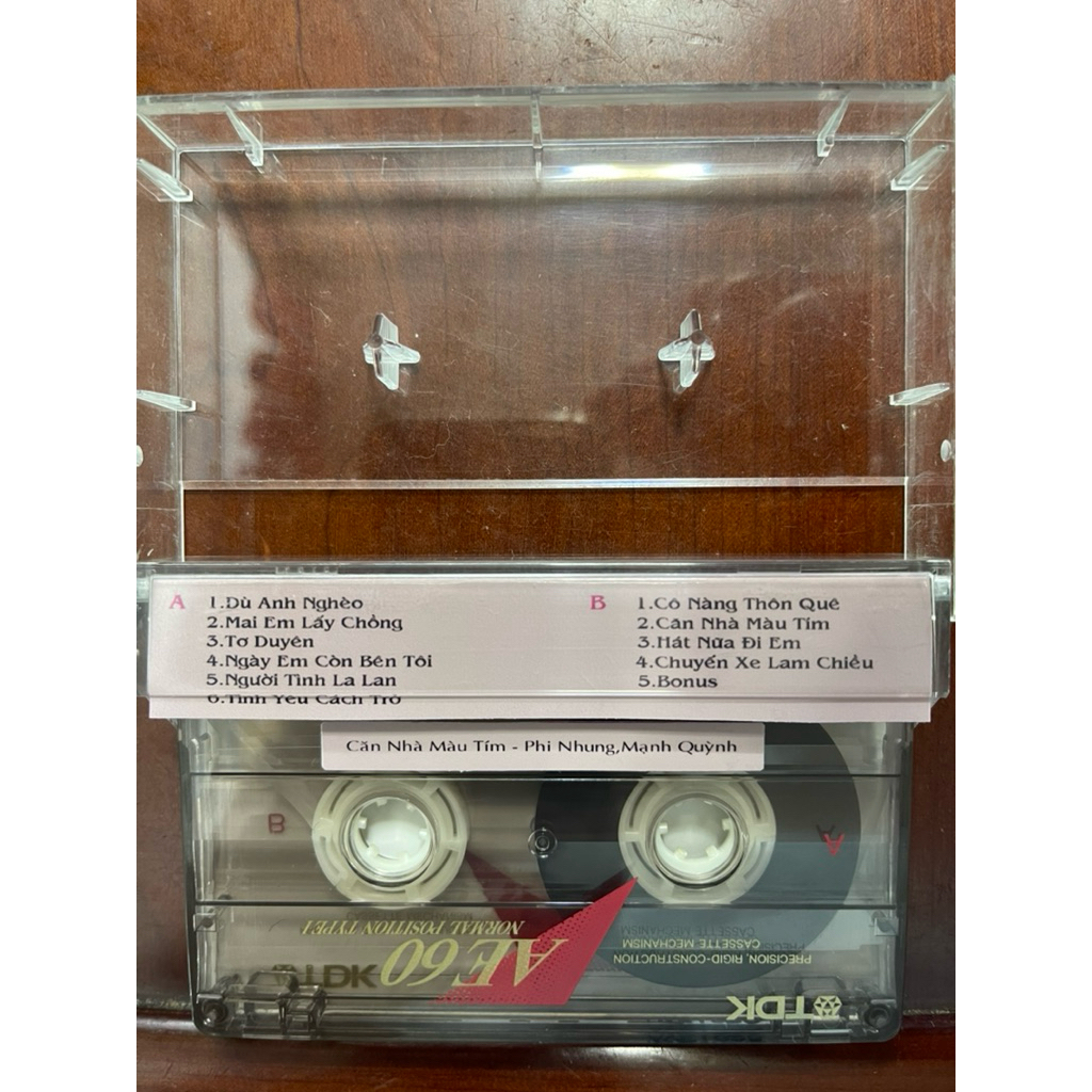 Băng Cassette Phi Nhung, Mạnh Quỳnh - Căn Nhà Màu Tím