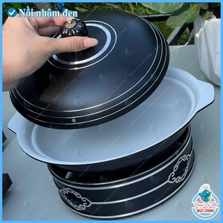 Nồi Nhôm Hâm Nóng Lẩu Súp Giữ Nhiệt Cho Gia Đình Quán Ăn