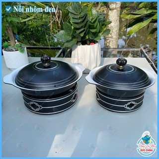 Nồi Nhôm Hâm Nóng Lẩu Súp Giữ Nhiệt Cho Gia Đình Quán Ăn