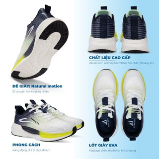 Giày Thể Thao Nam Nữ BLUEWIND Infinity 3.0 Êm Chân, Thoáng Khí Phù Hợp Chạy Bộ, Tập Gym 68299
