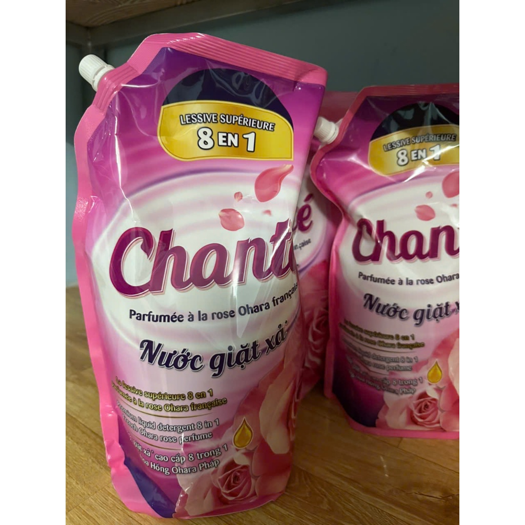 Nước giặt CHANTE hương Hoa Hồng 8in1 3,2kg
