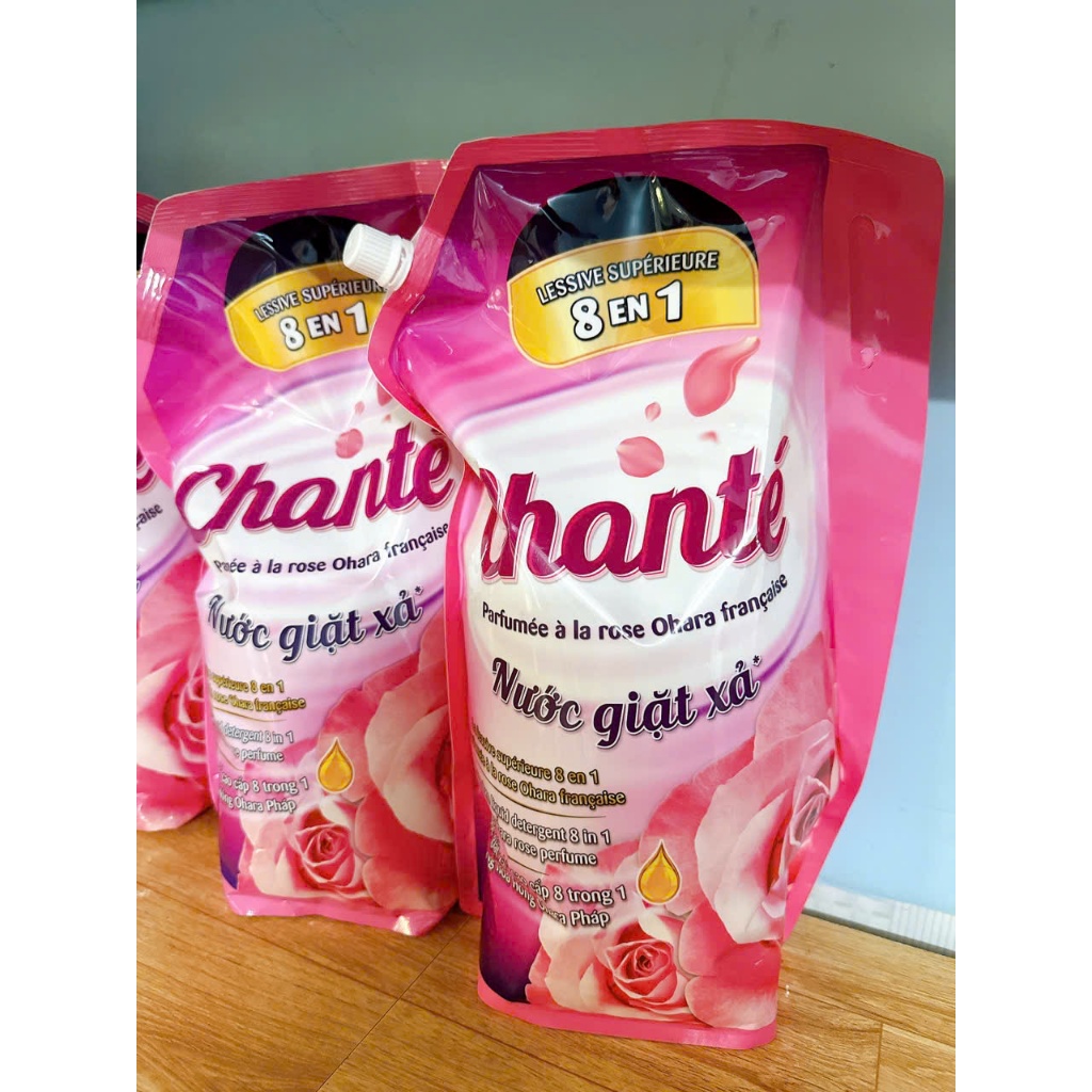 Nước giặt CHANTE hương Hoa Hồng 8in1 3,2kg