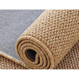 Thảm Tròn trải sản sợt dệt đường kính 140cm phong cách ấm cúng cổ điển có thể giặt máy