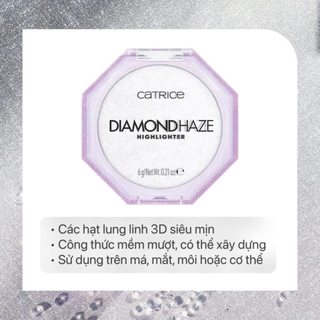Bắt Sáng Catrice Diamond Haze Highlighter Lấp Lánh Với Hiệu Ứng Nhũ Mịn Lì 6g - Bebeau
