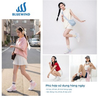 Giày Thể Thao Nữ Siêu Nhẹ BLUEWIND Đế Êm Mềm Trẻ Trung, Năng Động Dễ Phối Đồ 68876