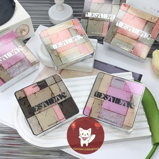 [LEMONADE] Bảng Phấn Mắt Lemonade 6 Ô Vỏ Bạc Đa Năng, Aesthetic Multi-Task Palette, 10.8g