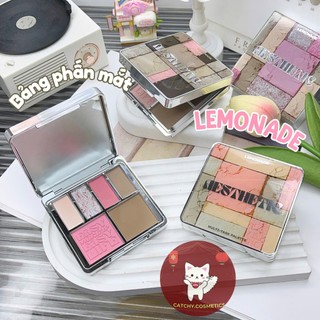 [LEMONADE] Bảng Phấn Mắt Lemonade 6 Ô Vỏ Bạc Đa Năng, Aesthetic Multi-Task Palette, 10.8g