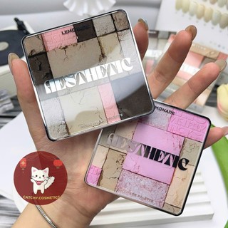 [LEMONADE] Bảng Phấn Mắt Lemonade 6 Ô Vỏ Bạc Đa Năng, Aesthetic Multi-Task Palette, 10.8g