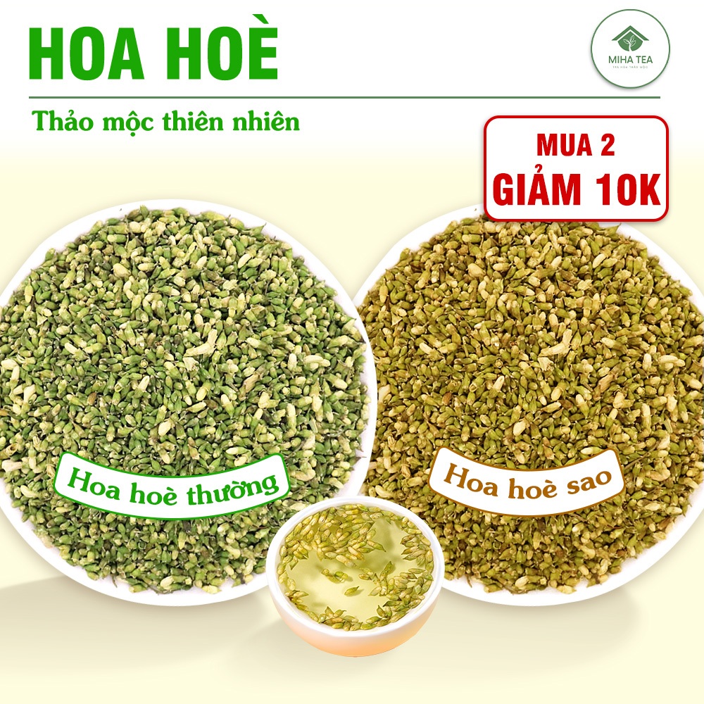 Hoa hòe 1kg, trà hoa hòe, nụ hoa hòe khô, đã rang thơm, sạch, không lẫn ...