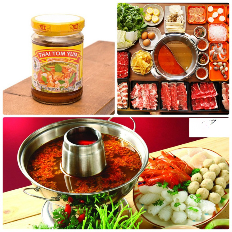 Gia Vị Lẩu Thái Tom Yum Lọ 454g, Nước Cốt Lẩu Thái Tom Yum Chua Cay, Thơm Ngon, Tiện Lợi