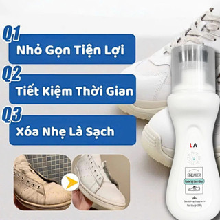 Chai Xịt Vệ Sinh Giày Dép 100ml – Làm Sạch, Làm Trắng Giày, Khử Mùi Hôi Hiệu Quả