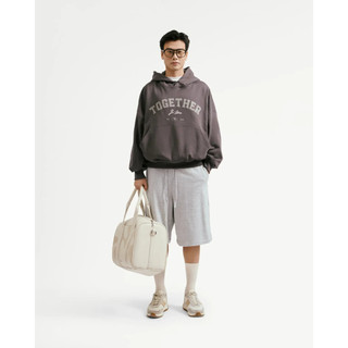 Áo hoodie nam vải nỉ Form Boxy - ROUTINE 10F25HOD001