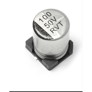 Tụ 100uf 50v 10*10 mm Ô tô(combo 5 tụ)