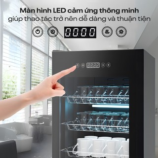 Tủ sấy khử trùng bát đĩa UV+Ozone FUJIHOME DD220 công nghệ tiên tiến-Bảo hành 24tháng,dung tích lớn