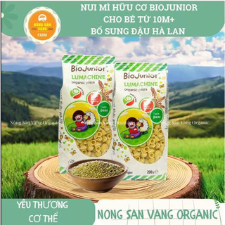 Mì Nui Đậu Hà Lan Ăn Dặm Hữu Cơ Cho Bé Bio Junior 200g – Giàu Đạm Thực Vật, Dễ Ăn – Natural Market