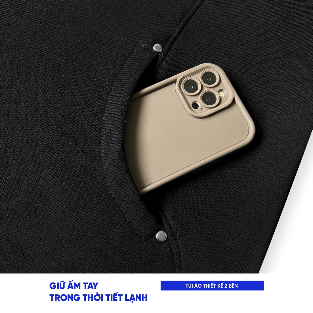 Áo hoodie boxy nỉ bông mùa đông nam nữ boxy Local Brand Chính Hãng City Cycle Áo hoodie Time Flow