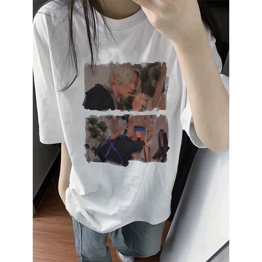 Áo thun Stee Cổ tròn PAINTBOY Localbrand ICVCVNI Unisex Cotton