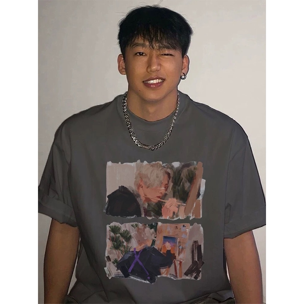 Áo thun Stee Cổ tròn PAINTBOY Localbrand ICVCVNI Unisex Cotton