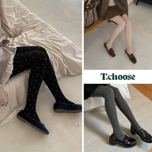 Quần tất chấm bi 4 màu TCHOOSE