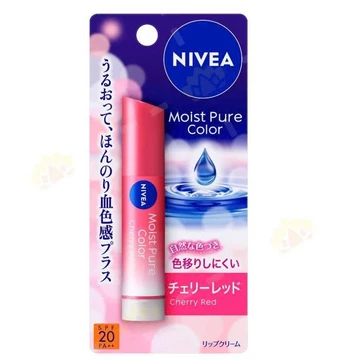(Mẫu mới) Son dưỡng môi có màu NIVEA MOIST PURE COLOR SPF20 PA++ (3.5g) - Nhật Bản