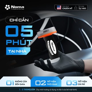 Nước rửa kính Ô tô Noma 911 tẩy sạch màng dầu, vết ố lâu ngày, hạn chế bám bụi - Tặng Pad chà