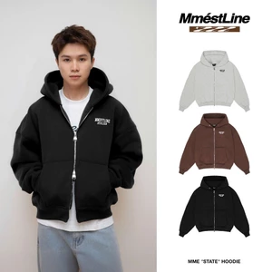 Áo khoác Hoodie Zip MMESTLINE "STATE" form Boxy chất vải nỉ bông CVC cao cấp