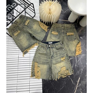 Quần Jean Nữ Ngố Rách Trước Và Sau Mới Women 578