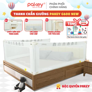 Thanh Chắn Giường Pakey G600 Mẫu Mới, Thanh Chặn Giường Khung Dày Nhất Thị Trường Vải 600D Mềm Mịn Chống Bẩn