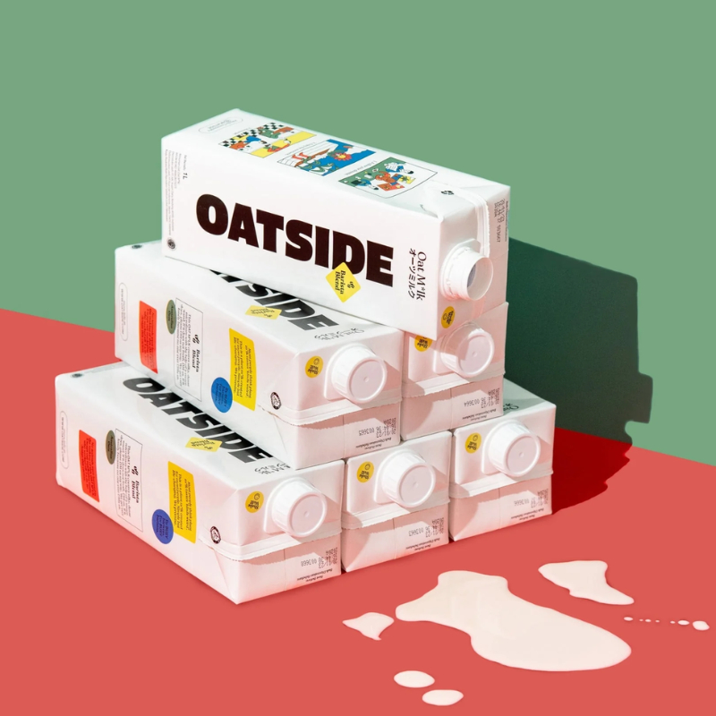 Sữa Yến Mạch OATSIDE Barista Blend Trắng Nguyên Vị 1L, Thơm Ngon Bổ Sung Dinh Dưỡng