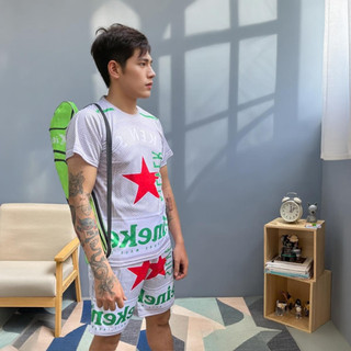 Set Bộ Đồ Tập Gym Yoga Chạy Bộ Gồm Áo Thun Quần Đùi Co Giãn Tốt Tôn Dáng BỘ BIA KẸN XANH, KẸN BẠC K1