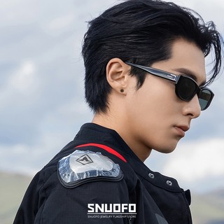 SNUOFO - Khuyên tai Titan cho nam chăm sóc lỗ tai, thiết kế ốc vít cá tính, phụ kiện nhỏ gọn độc đáo