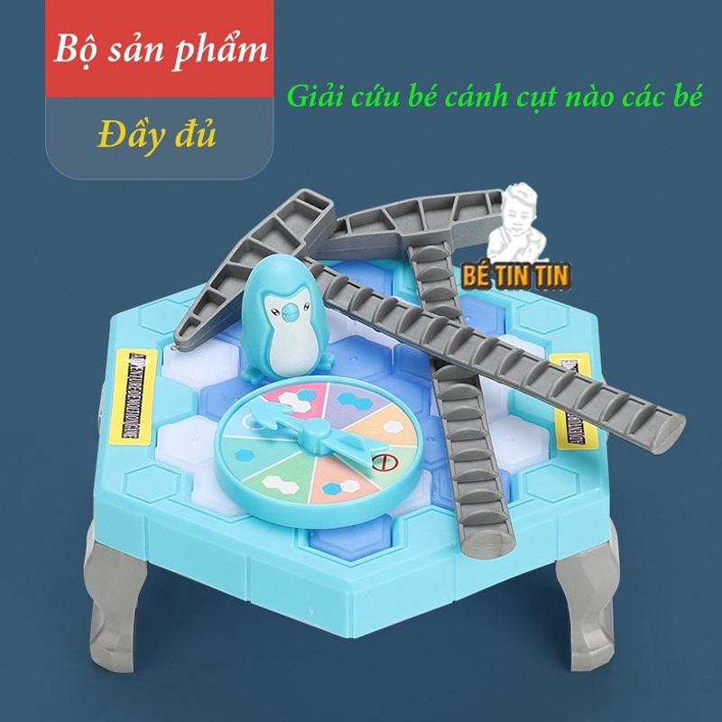 Đồ Chơi Phá Băng Chim Cánh Cụt Mẫu Mới, Trò Chơi Gia Đình Gắn Kết – Bé Học Mà Chơi Cực Vui