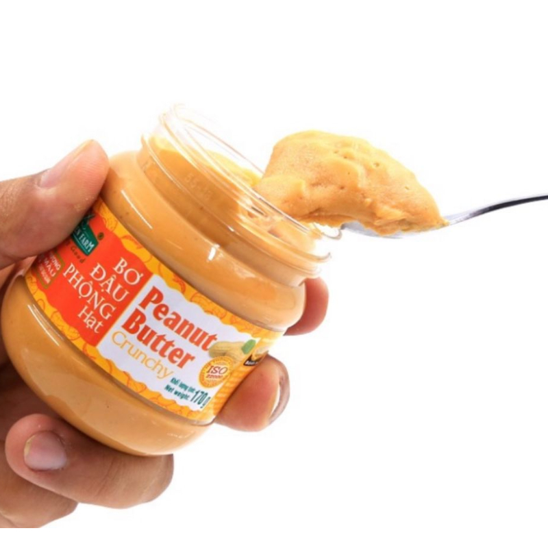 Bơ Đậu Phộng Hạt Golden Farm 510g, Thơm Ngon Béo Ngậy, Dùng Ăn Kèm Bánh Mỳ Hoặc Pha Chế Đồ Uống